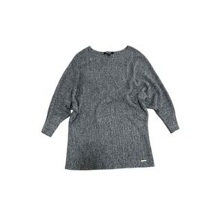 Ellen Tracy Marled Knit‎ Sweater 3/4 Sleeve V-Neck Women's Medium